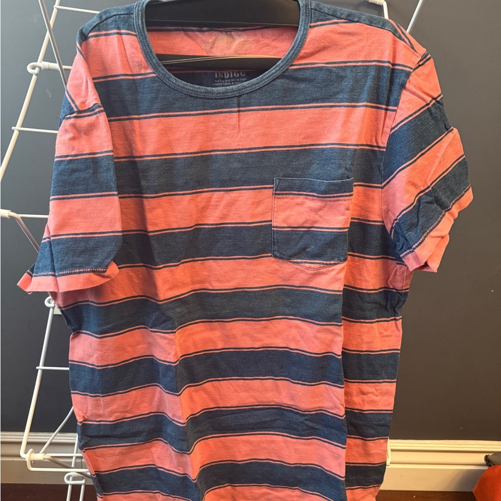 Jcrew wallace & Barnes striped t shirt Large